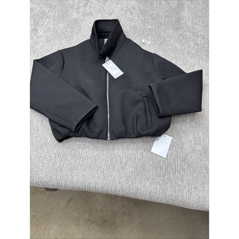 Cernucci Size Medium Black Crop Jacket #432 - Picture 4 of 12